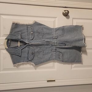 DENIM SUIT SHORTS